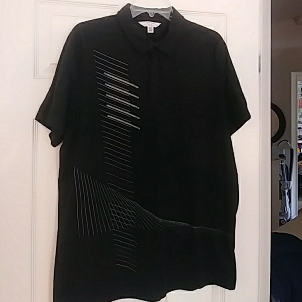 Black dress shirt